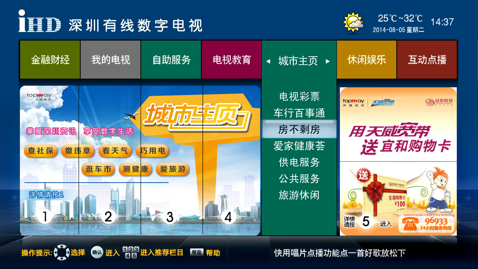 机顶盒业务,房不剩房